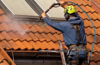 Démoussage et hydrofuge de toiture à Margueron